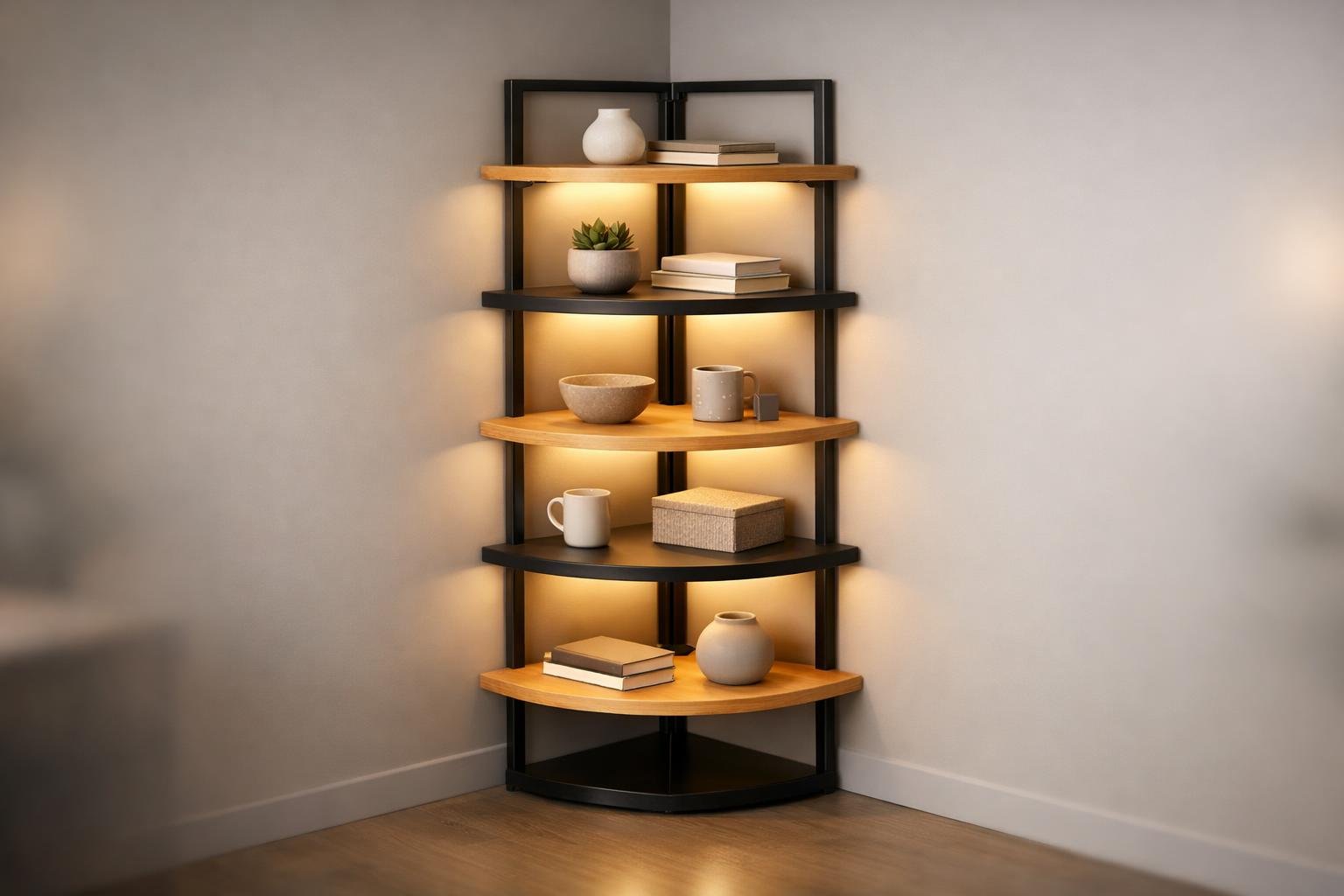 Corner Shelving Units for Tight Spaces