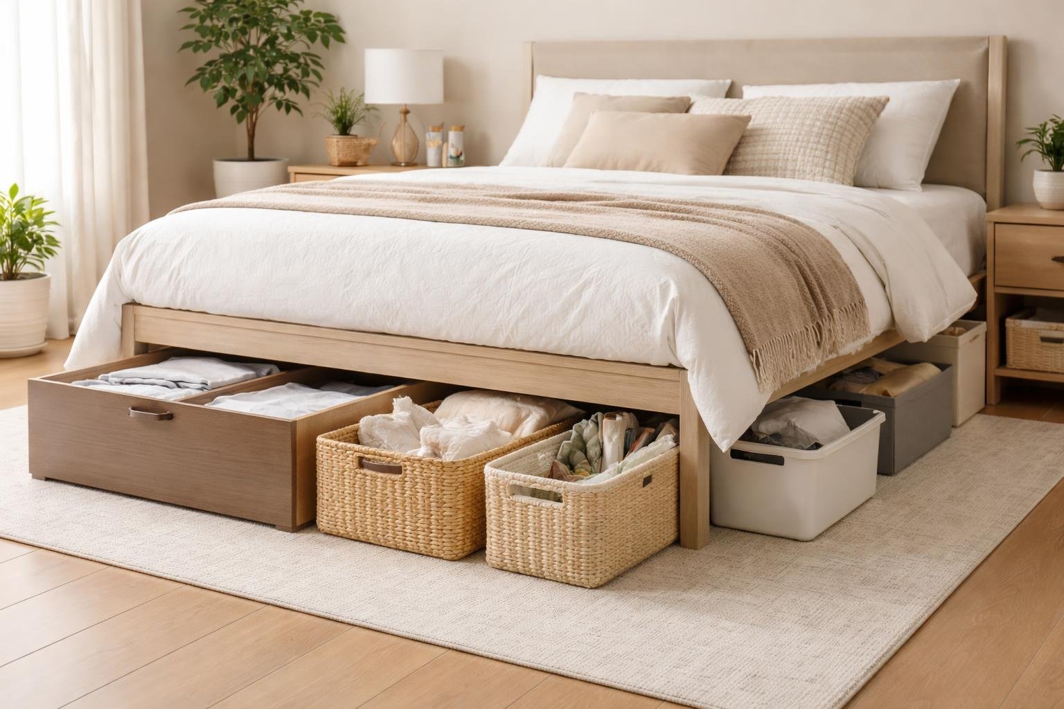 Under-Bed Storage Solutions for Maximum Space