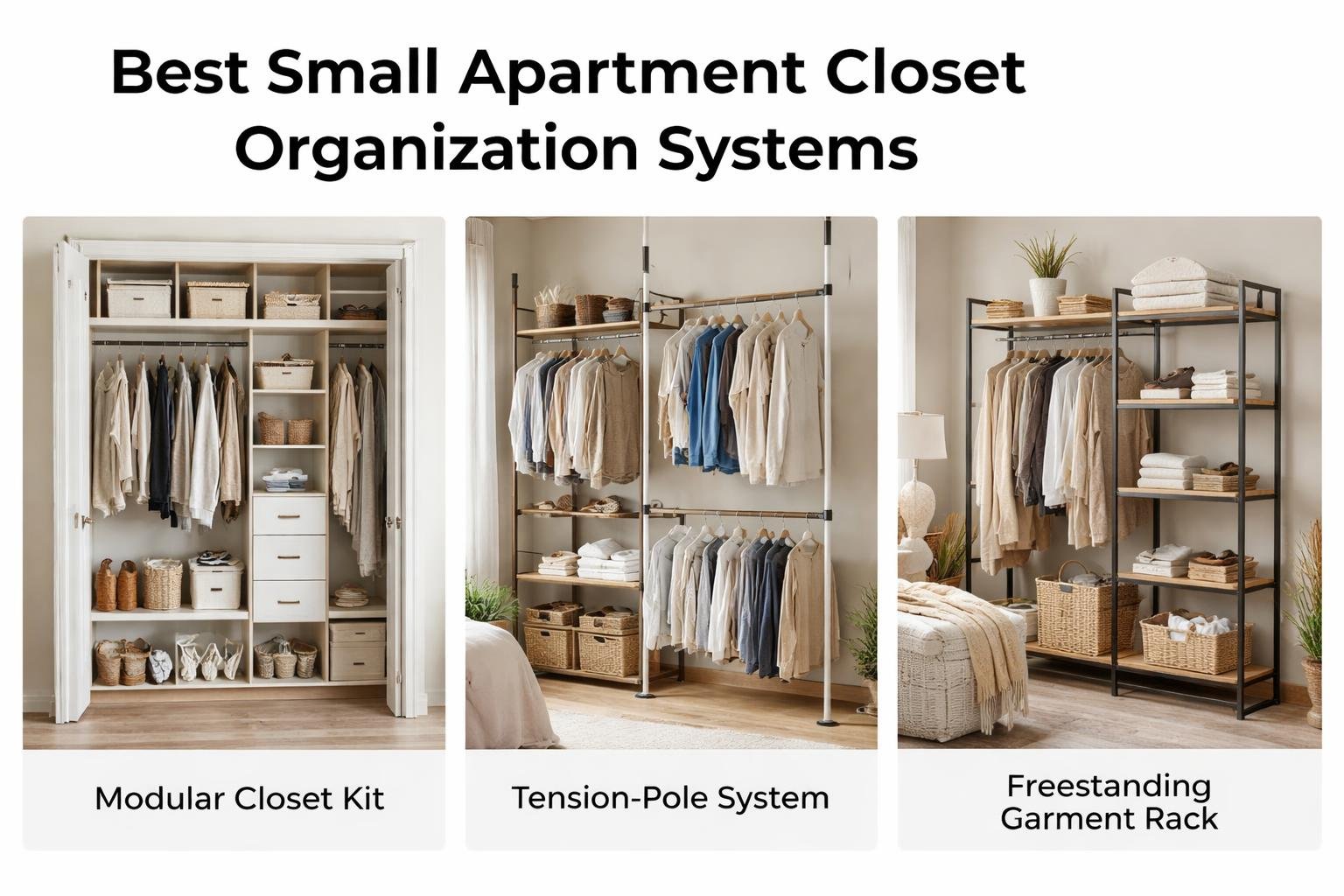 Small Apartment Closet Organization Systems