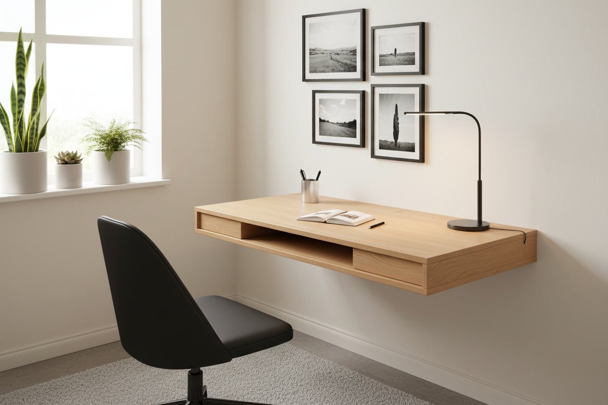 Wall-Mounted Desks for Small Home Offices
