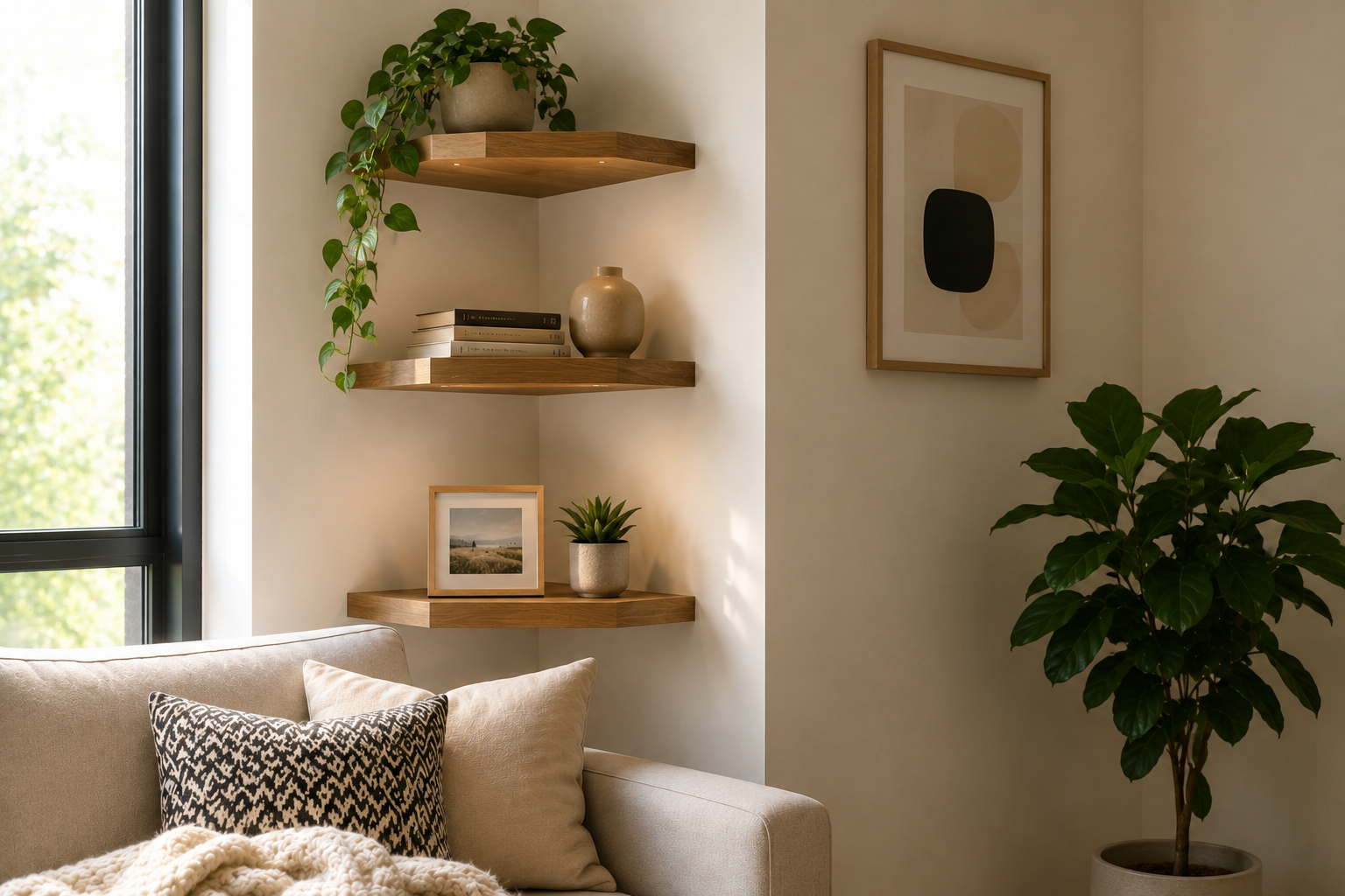 Corner Shelves